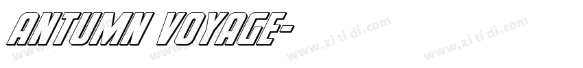 ANTUMN VOYAGE字体转换